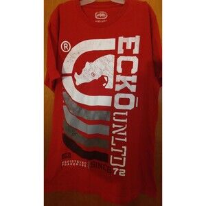 Ecko unlimited boys size medium red pullover short sleeve shirt